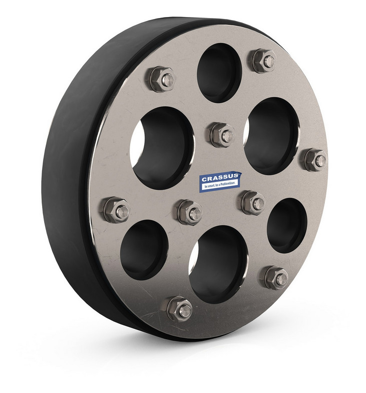 Cr Pressd. Typ M,dn200,3x0-32mm+3x0-50mm Bis 2,5 Bar, Dichtung: 30mm, Epdm / V4a