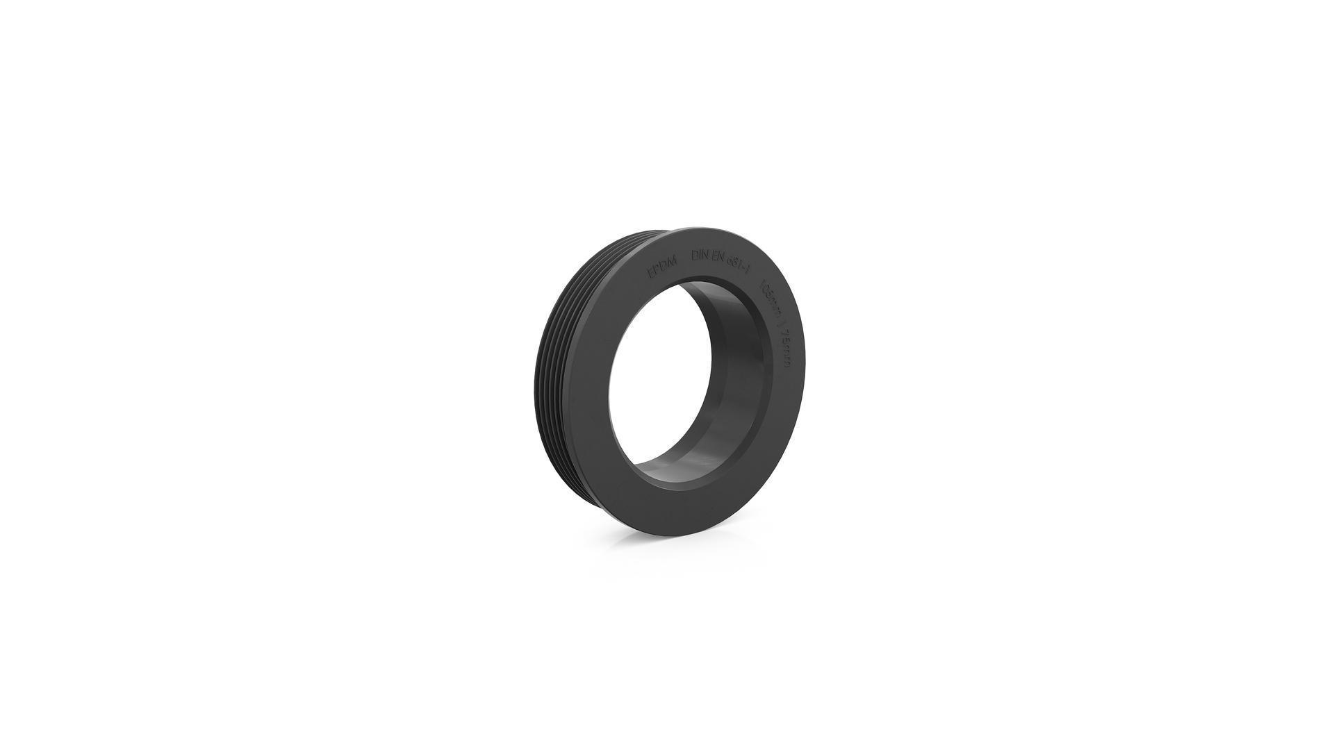 Cr Gummiadapter Cga 105 / 75 (105mm Auf 75mm), Bis 0,5 Bar, Epdm