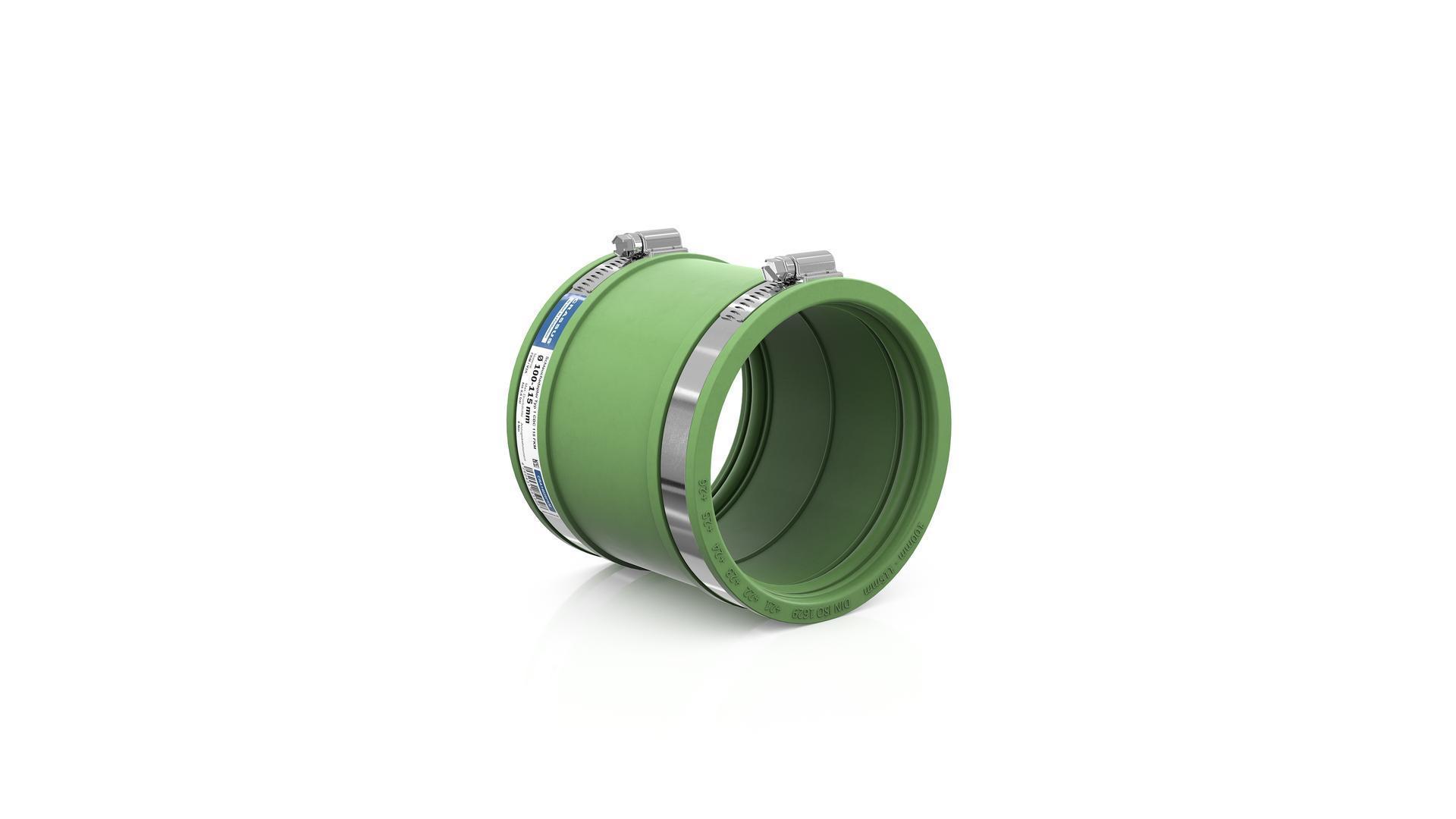 Crassus Schlauchadapter Cdc 115fkm Typ 1 100-115mm, Bis 0,6 Bar, Fkm / V2a