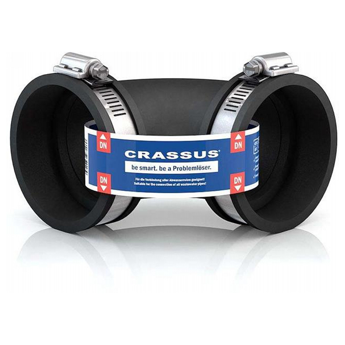 Cr Flex. Bogen Cfb 050 (90gr., 40-50mm) Bis 0,6 Bar, L: 100mm, Epdm / V2a