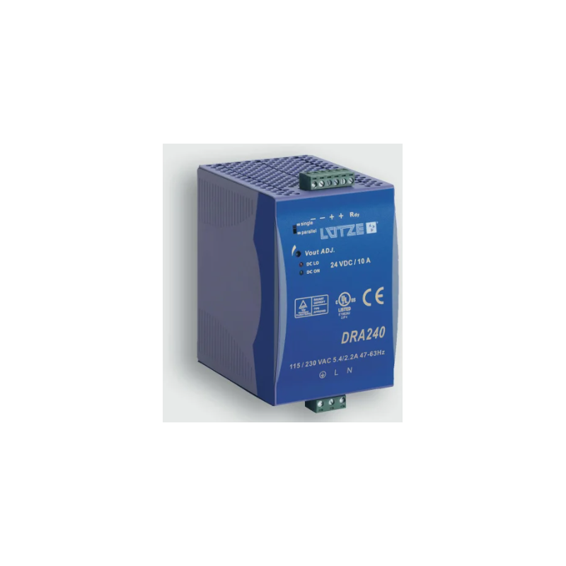 Lutze 722759 Netzteil Dra240-24b – 10 A – 24 V – 240 W