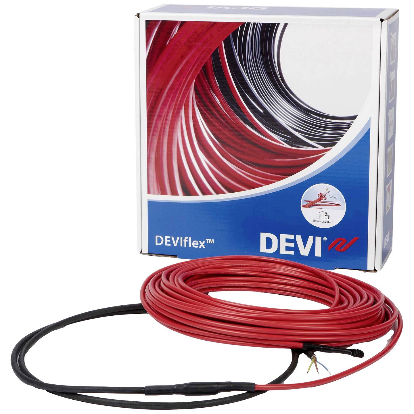[gebraucht] B-ware Danfoss Heizkabel Heizleitung 230v 15m Handtuchheizkörper Badheizung Rot 150w