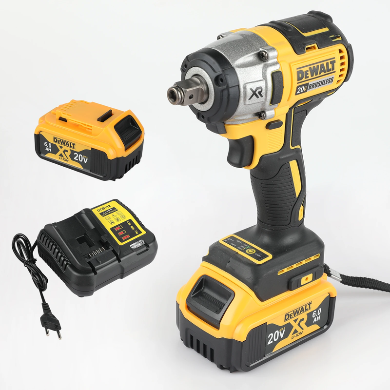Dewalt Dcf880n 18v Akku-schlagschrauber 1/2" Kompakter Schrauber Für Werkstatt – Set Mit Akku