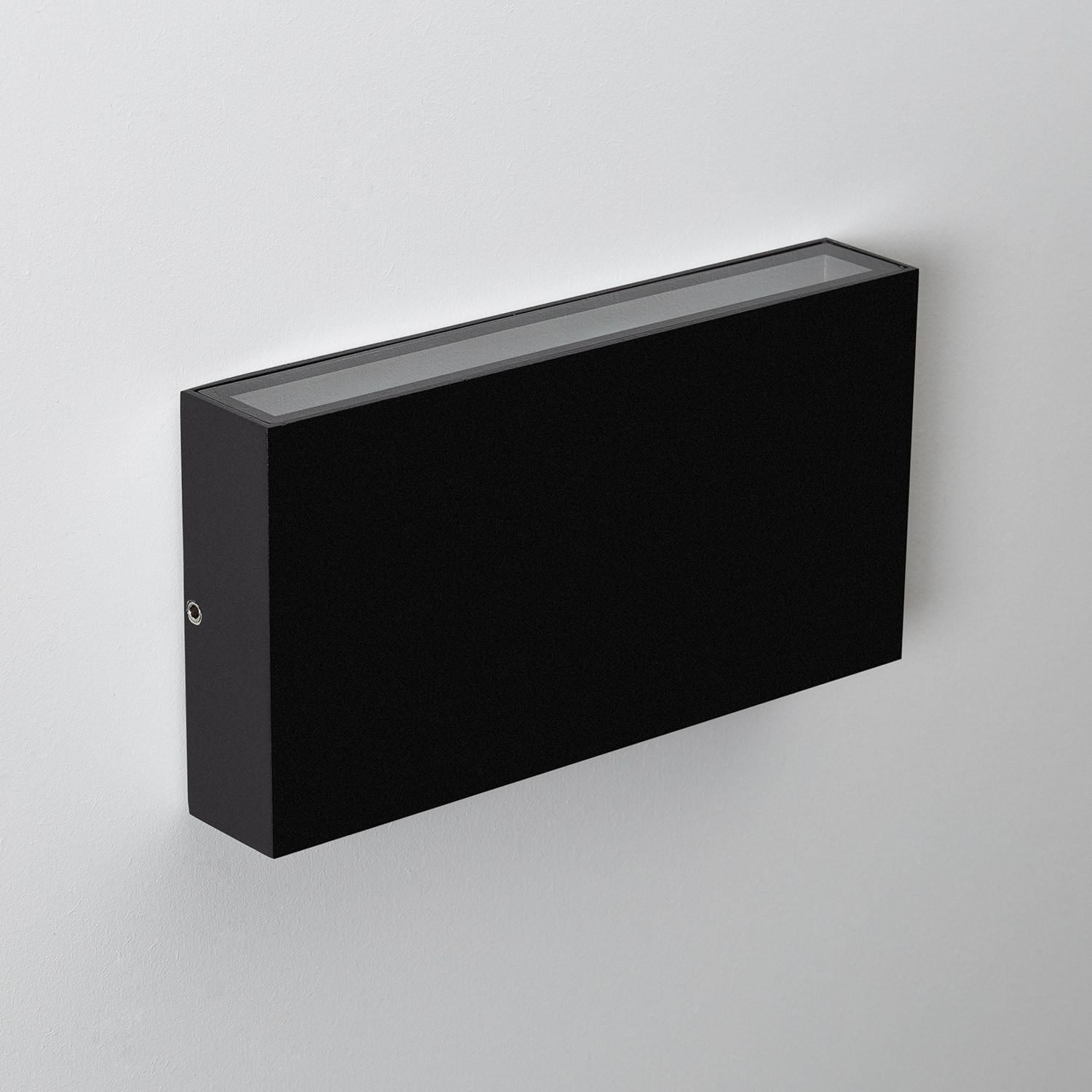 Led Wandleuchte Außen Doppelseitige Beleuchtung Aluminium Luming Ii 2700k Schwarz Warmweiß ↔17 Cm