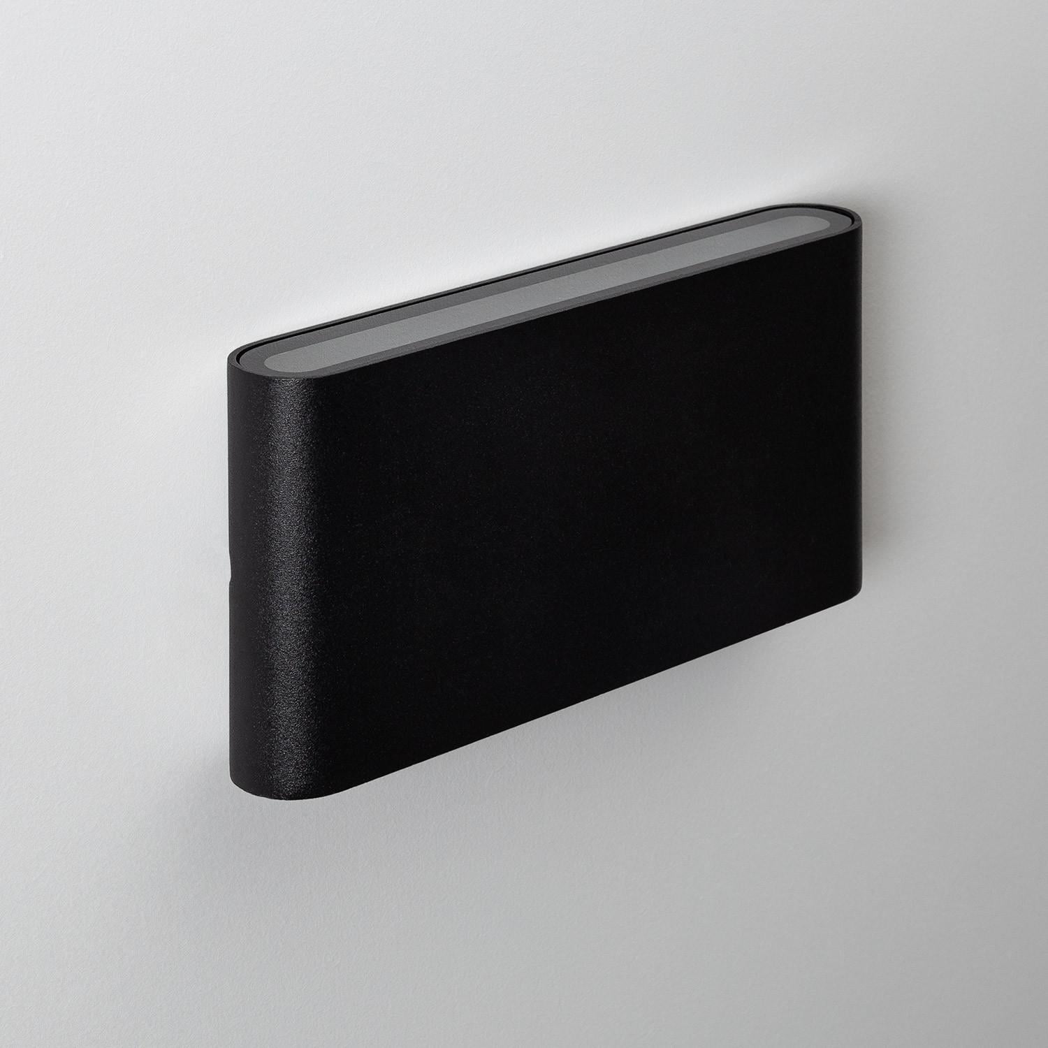 Led Wandleuchte Außen Doppelseitige Beleuchtung Aluminium Luming 2700k Schwarz Warmweiß ↔17 Cm