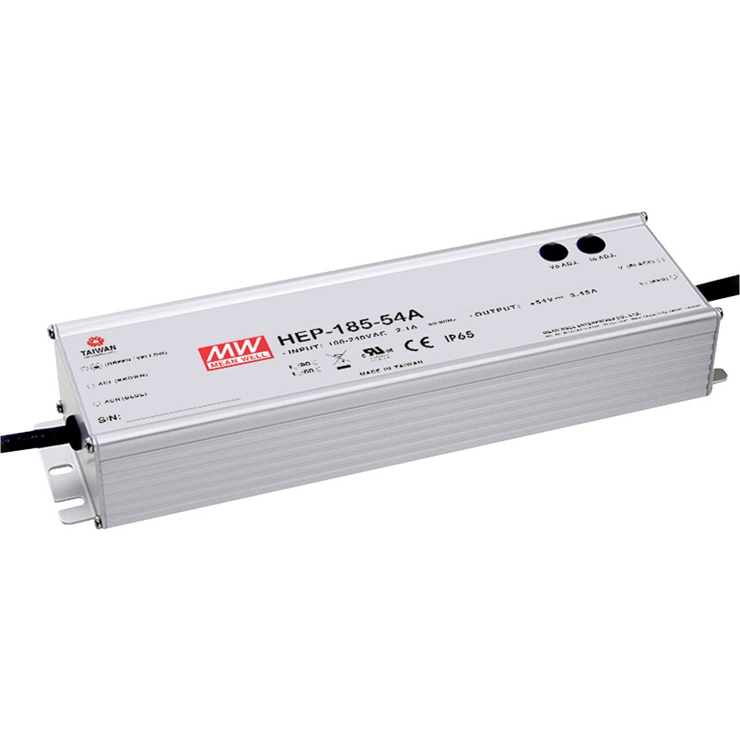 [gebraucht] B-ware Mean Well Industrienetzteil Hep-185-48a 185w 48v/dc 3.9a Pfc Geschlossen 1150g