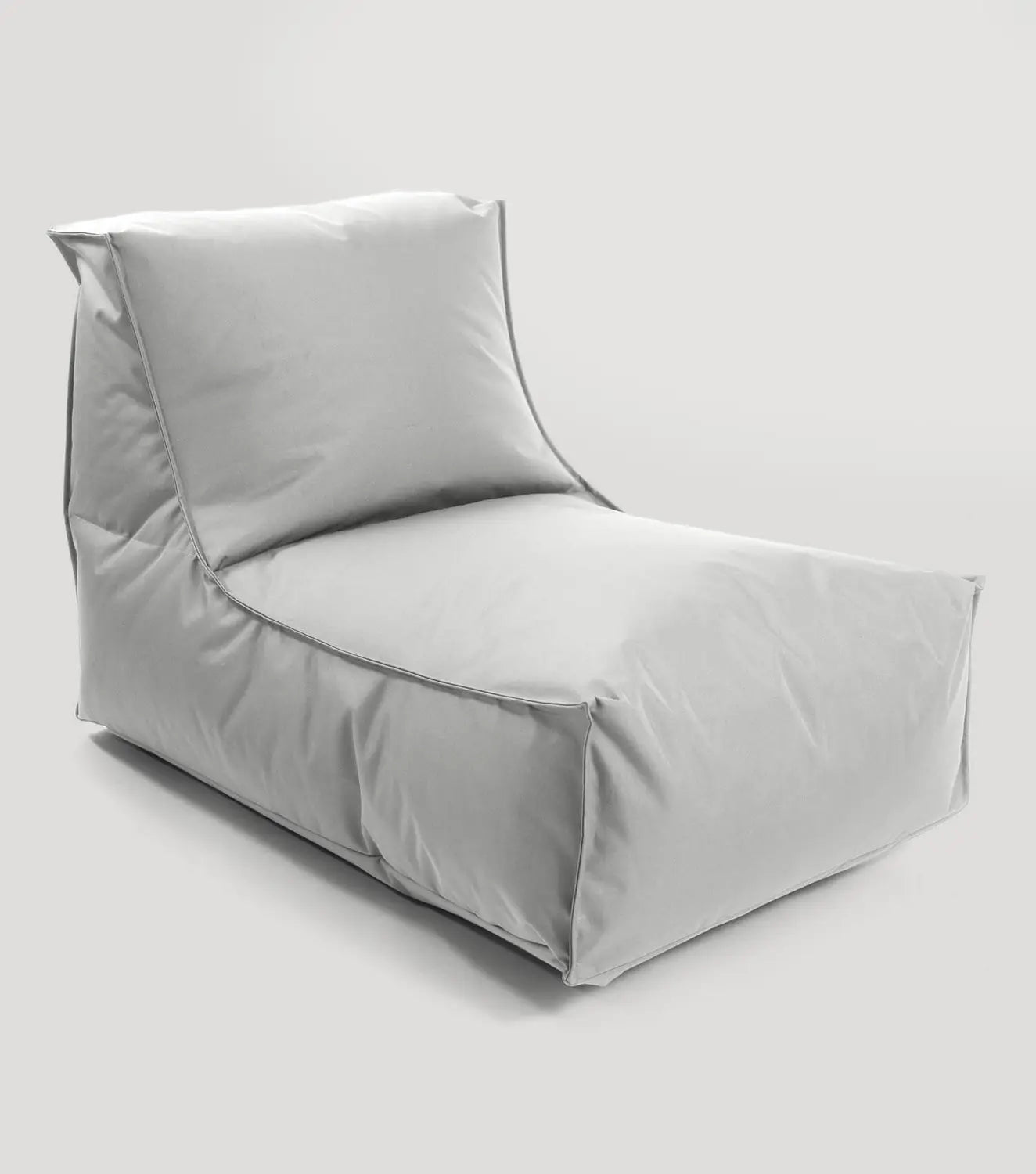 [gebraucht] B-ware Mokebo Sitzsack Pouf Indoor Outdoor Der Sundowner Hellgrau Möbel Sitzmöglichkeit