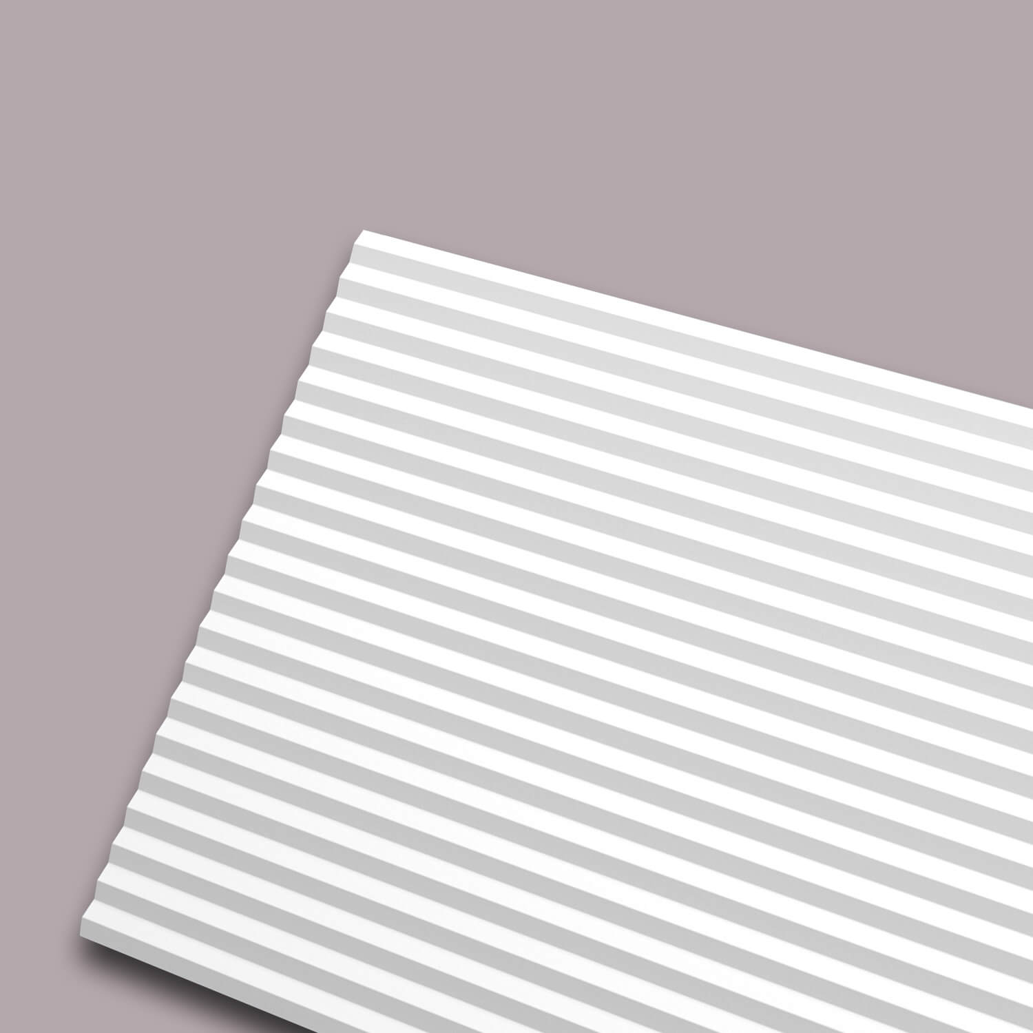 3d Wandpaneel Nmc Plissé S 2600 Wallstyl Noel Marquet Wandvertäfelung Akustikpaneel Zierelement Wandleiste Stuckleiste Zierleiste Modernes Design Weiß 2,6 M