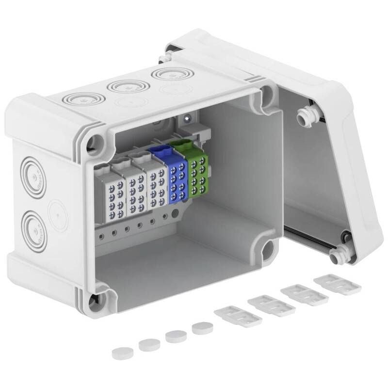 [gebraucht] B-ware Obo Bettermann Abzweigdose Ip67 191x151mm 10 Einführungen Grau 1 St.