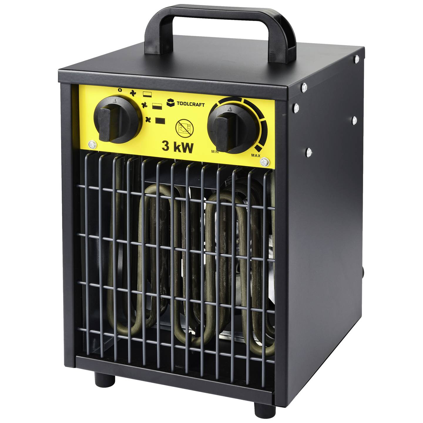 [gebraucht] B-ware Toolcraft Bauheizer Heizlüfter 3000w Gebläseheizer Ip24 Überhitzungsschutz