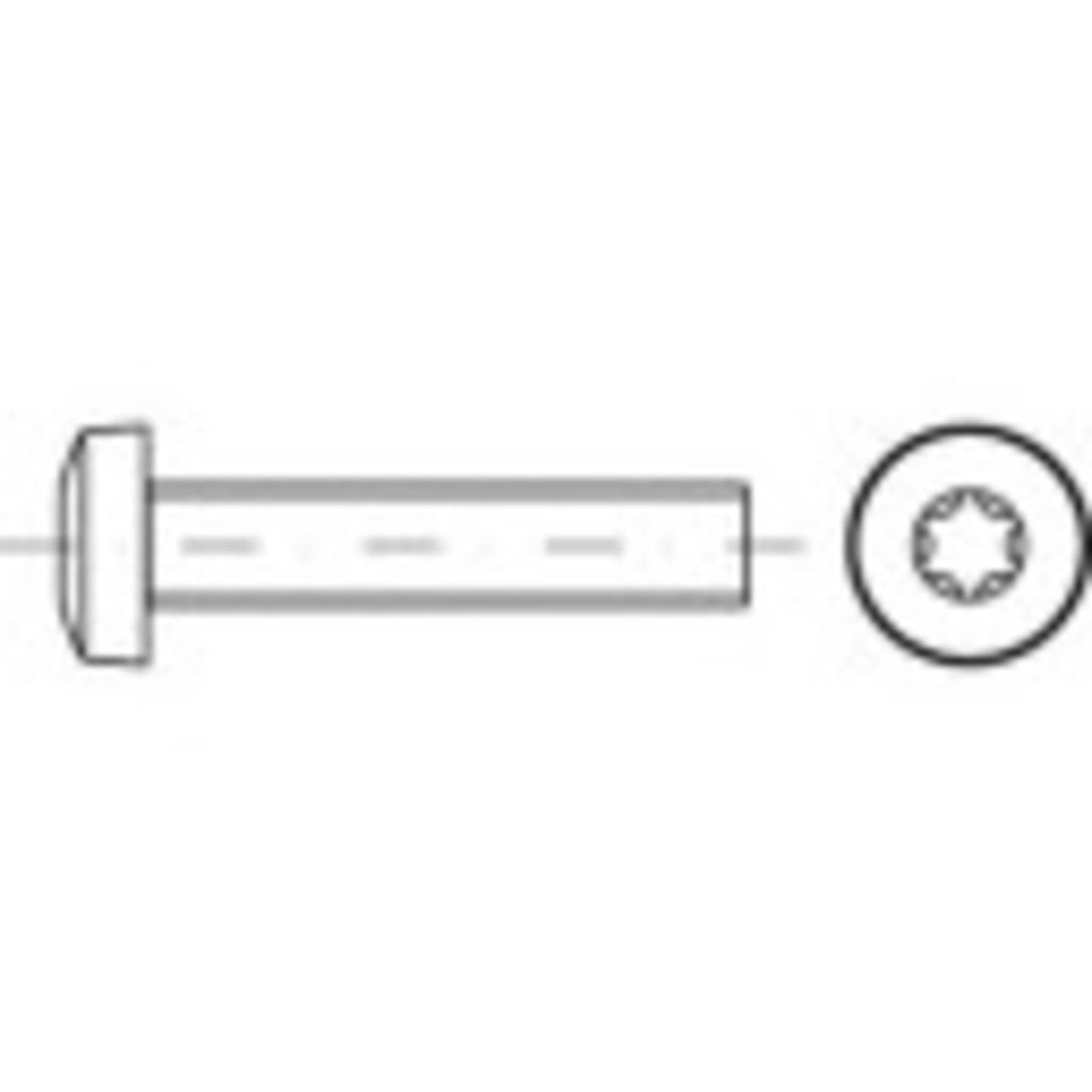 [gebraucht] B-ware Toolcraft Linsenschraube M3 T-profil Din 7985 Edelstahl A2 1000 Stück 12mm