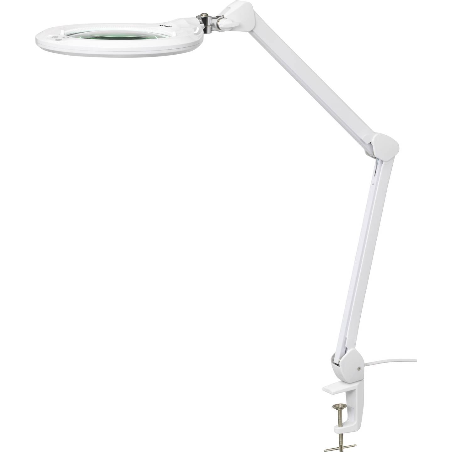[gebraucht] B-ware Toolcraft Led Lupenleuchte 1.75x 1160lm Dimmbar Klemme 17.8cm 1200mm Höhe