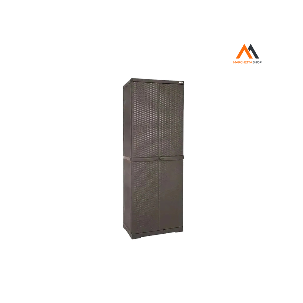 Armadio Portascope 'rattan Wenge' Cm L 65x P 45x H 178
