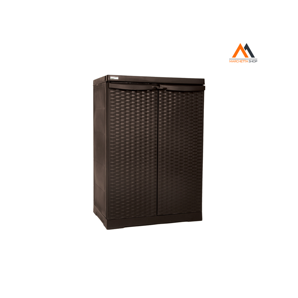 Armadio Basso 'rattan Wenge' Cm L 65x P 45x H 91