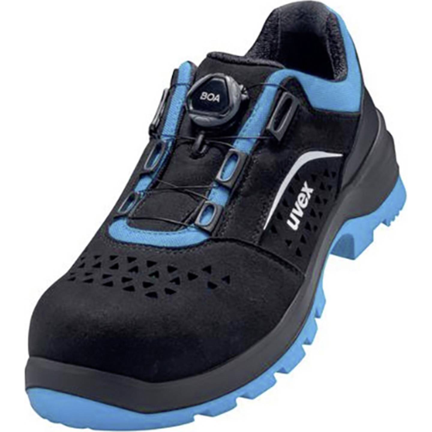 [gebraucht] B-ware Uvex Sicherheitshalbschuh S1p 9558 44 Schwarz-blau Handtuchheizkörper Esd 1 Paar
