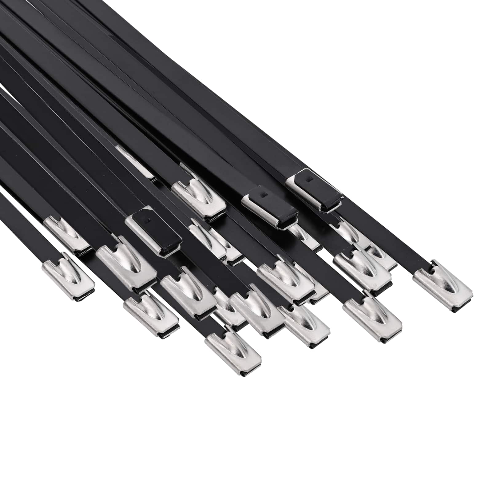 Kabelbinder 25 Stk. 4,6 X 450 Mm Schwarz Vidaxl