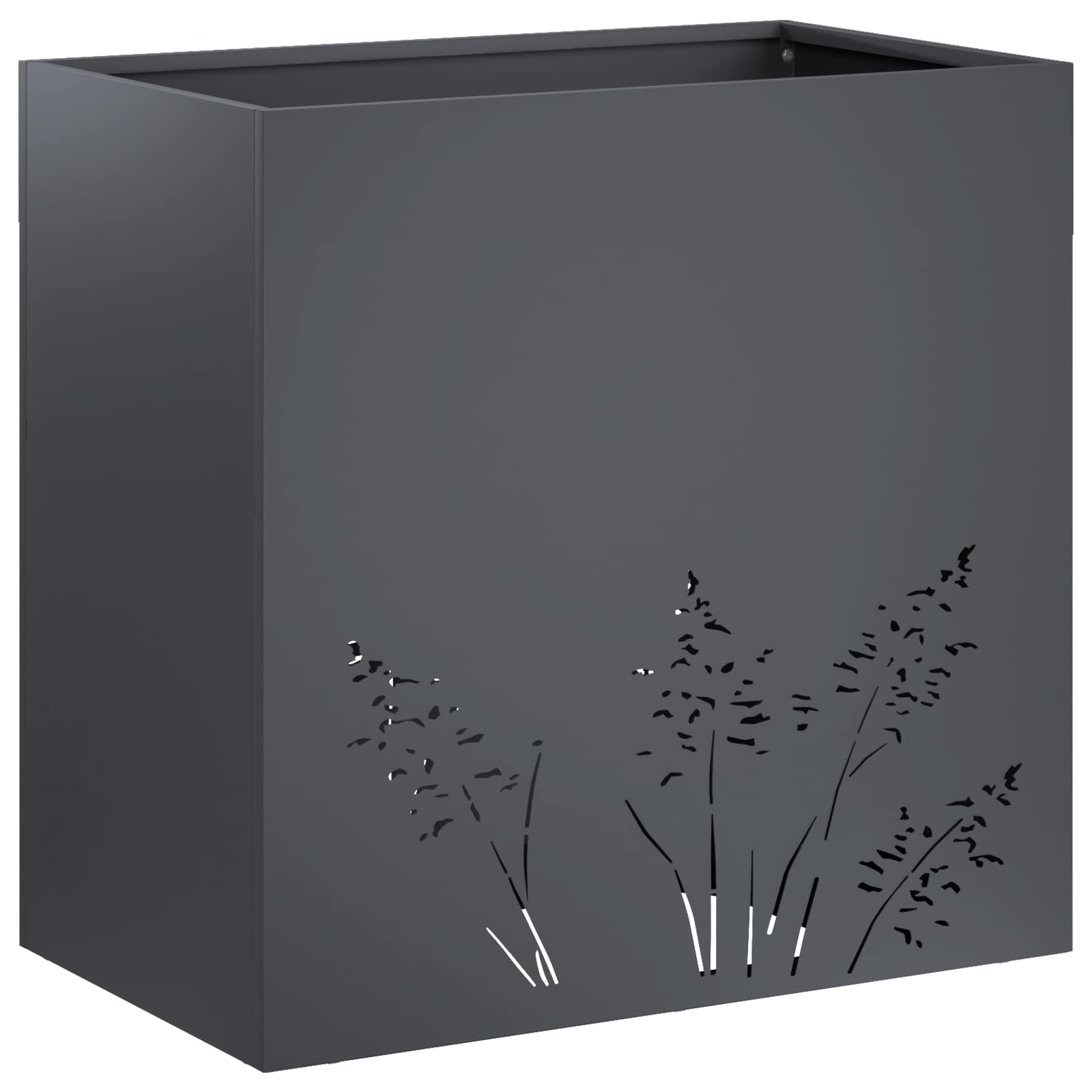 Garten-pflanzgefäß Anthrazit 50 X 30 X 49 Cm Vidaxl