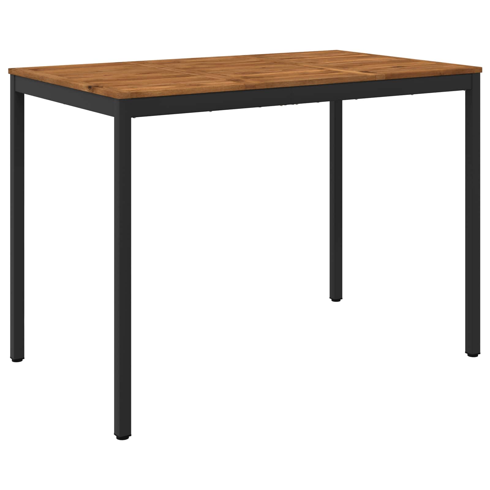 Gartenbar-tisch Natürlich Und Schwarz 147 X 88,5 X 105 Cm Vidaxl