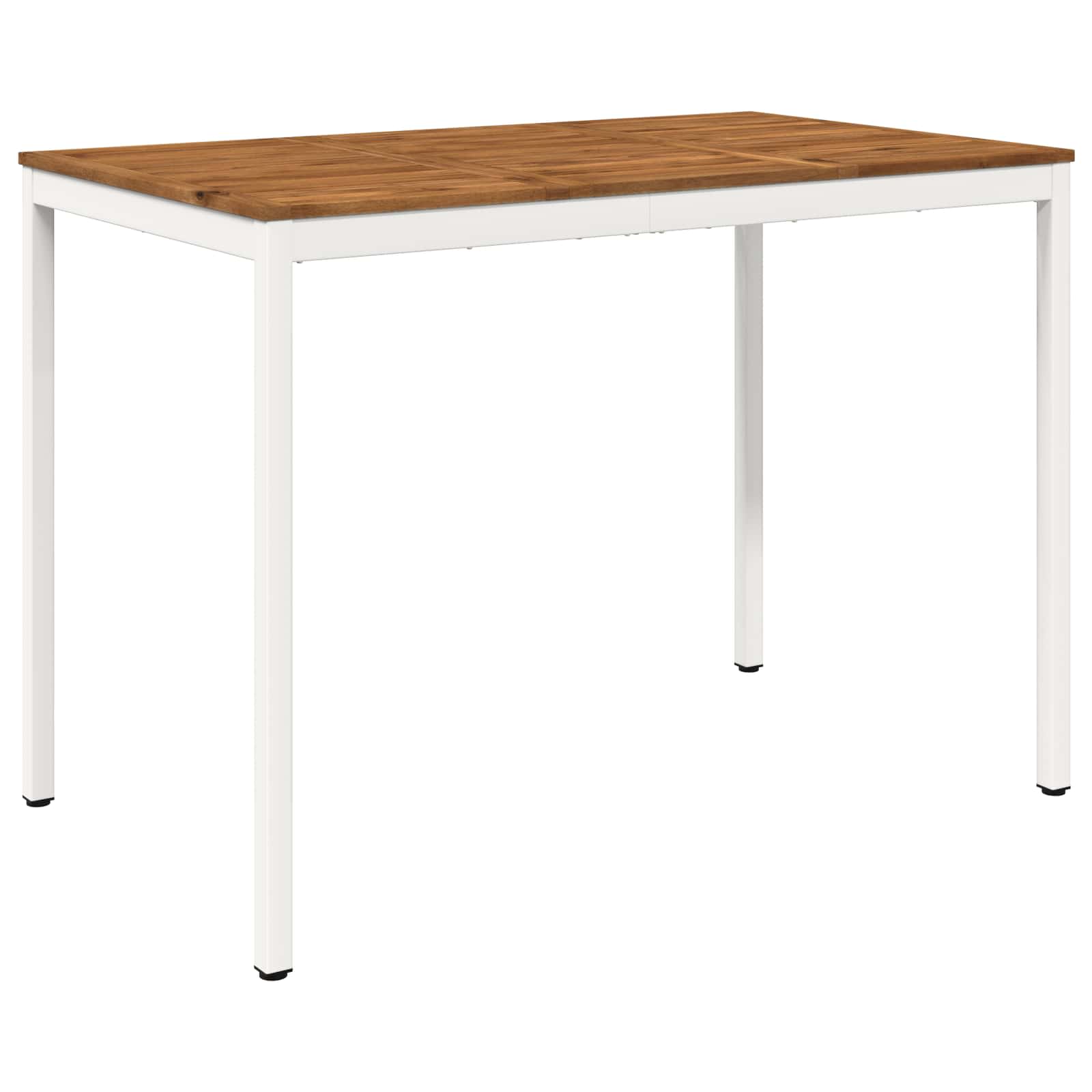 Gartenbar-tisch Natürlich Und Weiß 147 X 88,5 X 105 Cm Vidaxl