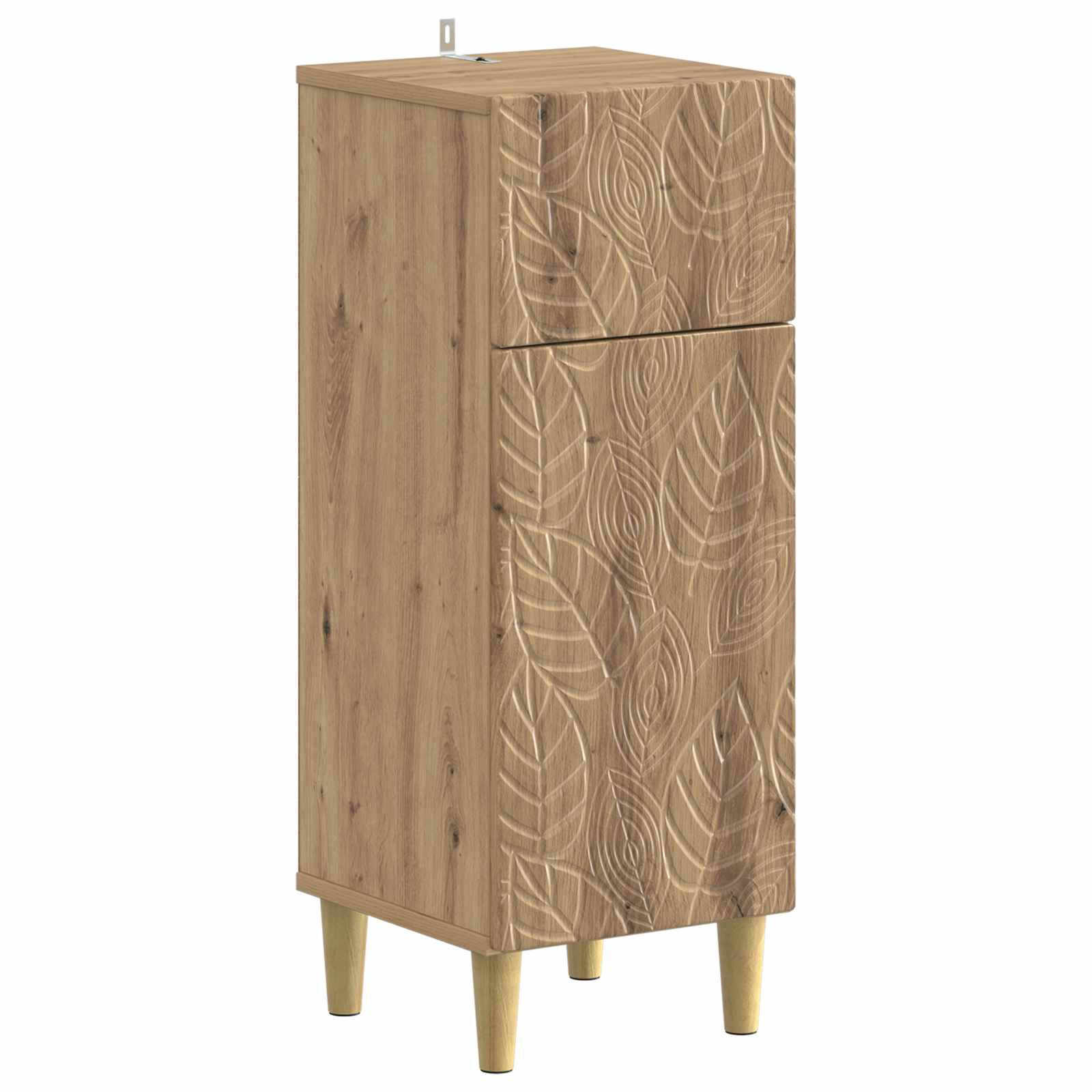 Vidaxl Bathroom Storage Cainet Delft Artisan Oak 30 X 31 X 80 Cm