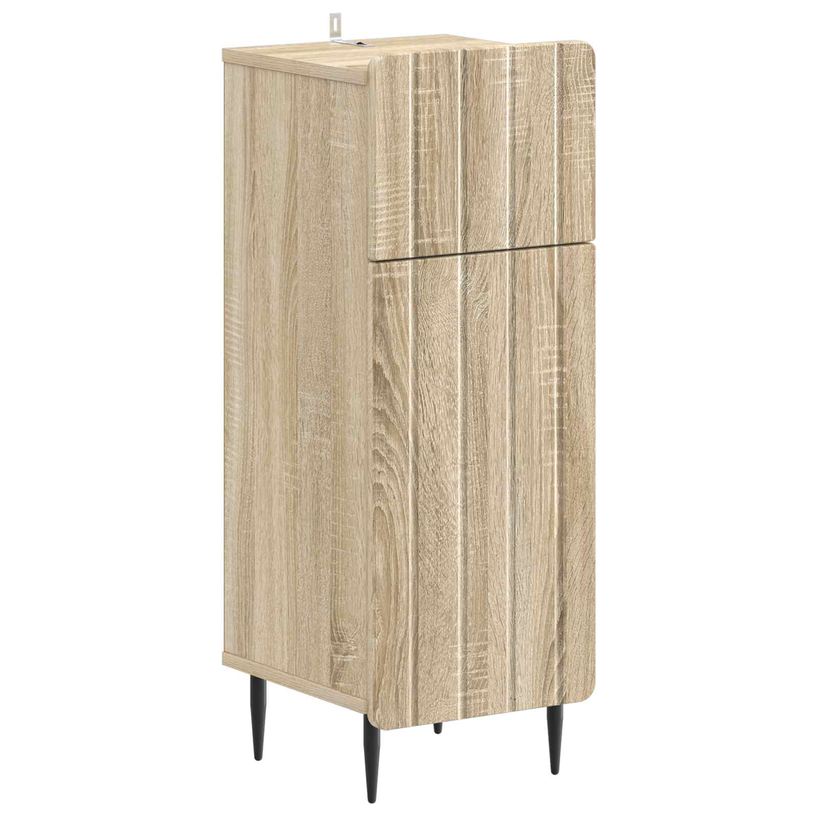 Vidaxl Bathroom Storage Cainet Zwolle Sonoma Oak 30 X 31 X 79.5 Cm