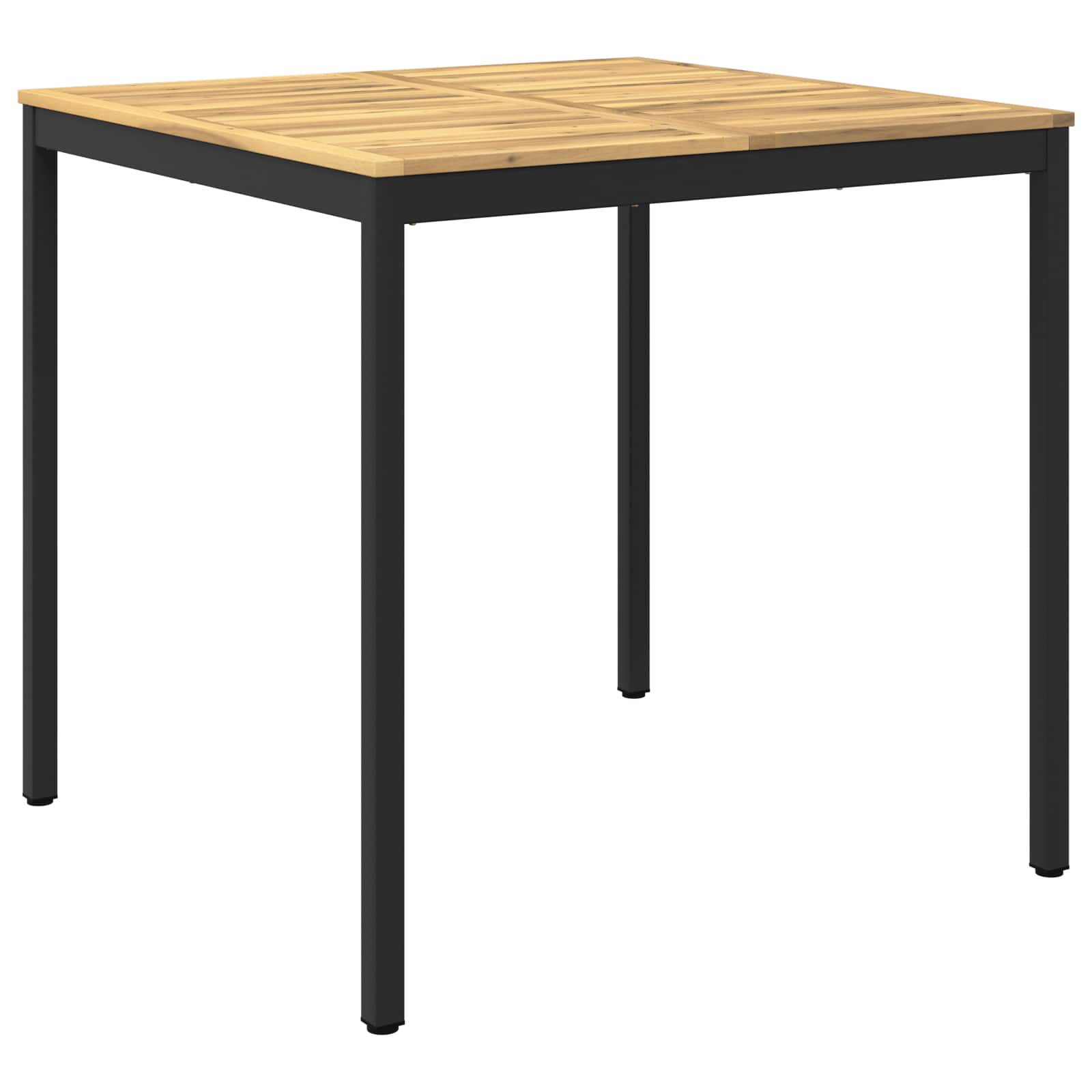 Gartenbar-tisch Weiß Und Schwarz 110 X 108,5 X 105 Cm Vidaxl