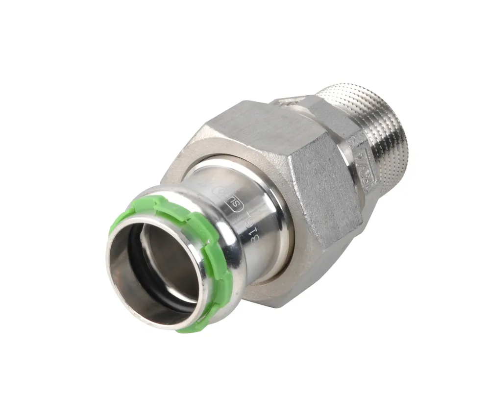 Vsh Sudopress Edelstahl Durchgangsverschraubung Fm 35xr1 1/4" Typ Sp6331gv, 6550962