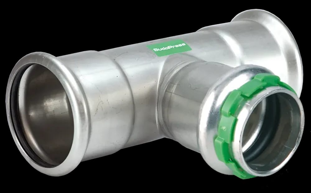 Vsh Sudopress Edelstahl T-stück Reduziert Fff 108x42x108 Typ Sp6130rvvm, 6552612