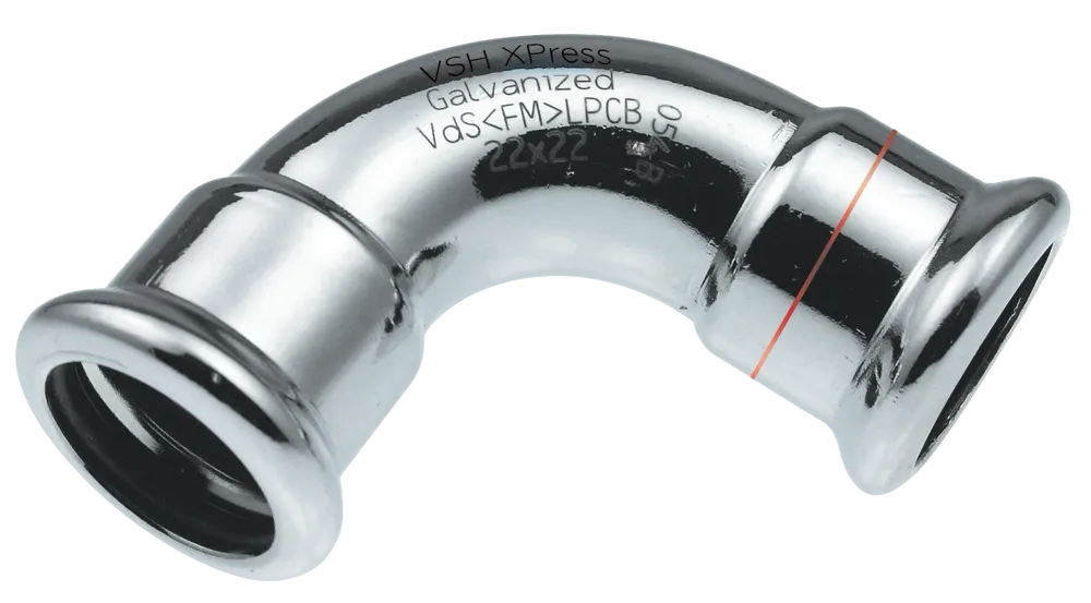 Vsh Xpress C-stahl Bogen 90° I/i 108 Typ C1408, 6208059