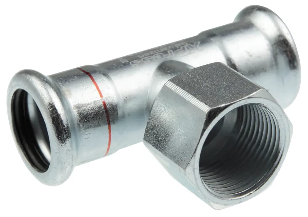 Vsh Xpress C-stahl T-stück Innengewinde I/i/i 108xrp3/4"x108 Typ C1418, 6206521