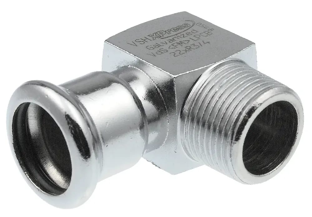 Vsh Xpress C-stahl Übergangswinkel 90° Fm 12xr3/8" Typ C1428, 6202064