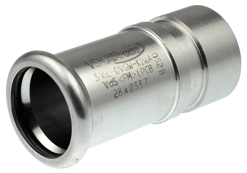 Vsh Xpress Edelstahl Nut Übergang I/a 42x48,3 Typ R2748, 6198577