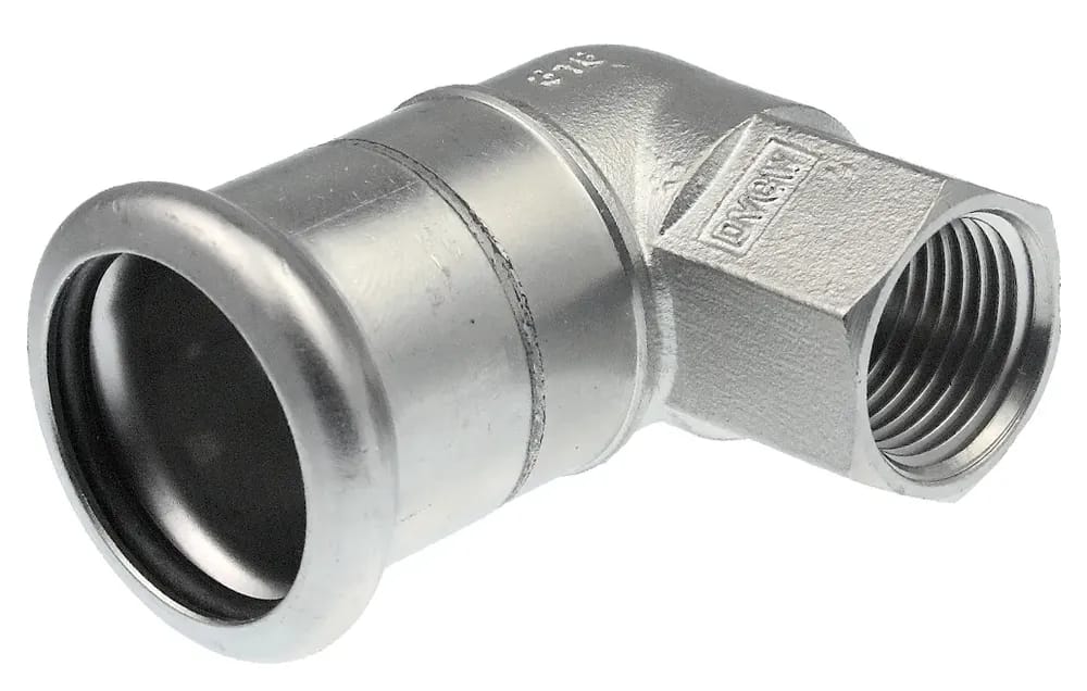 Vsh Xpress Edelstahl Übergangswinkel 90° I/i 28xrp3/4" Typ R2709, 6198478