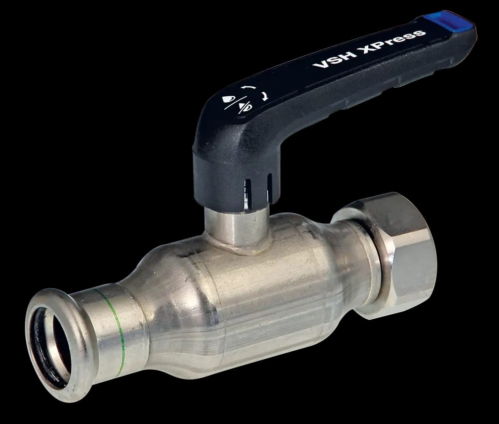 Vsh Xpress Fullflow Edelstahl Kugelhahn Mit Verschraubung I/i 18xg3/4" (dn15) Typ Xpr21400, 2015001400
