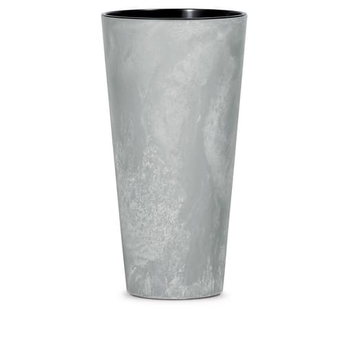 Blumentopf Mit Einsatz Tubus Slim Beton 400x762 Mm, Betonoptik