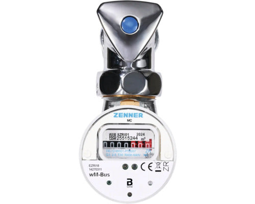 [gebraucht] B-ware Zenner Wasserzähler Ventilzähler Mc Für Kaltwasser Bis 30°c Integriertes Ventil