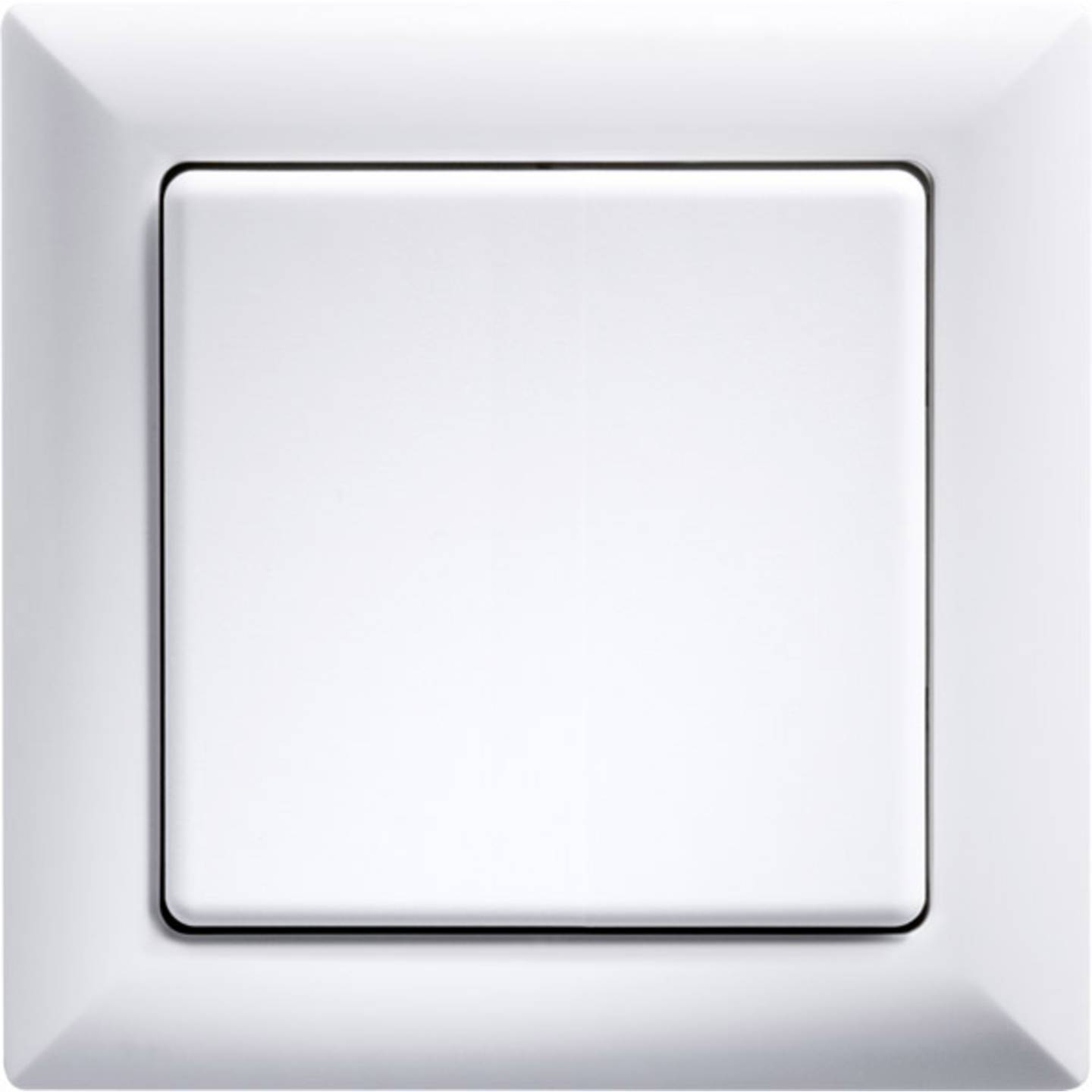 [gebraucht] B-ware Eltako Funk Taster 4-kanal Aufputz 30m Reichweite Smart Home Weiß Kunststoff
