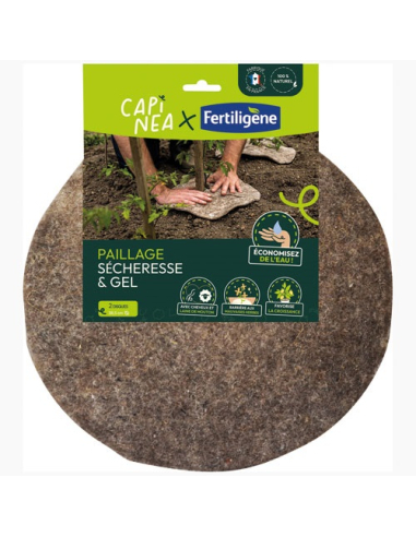 Mulchscheiben Evergreen Garden 2 Stück 38,5 Cm Biologisch Abbaubar