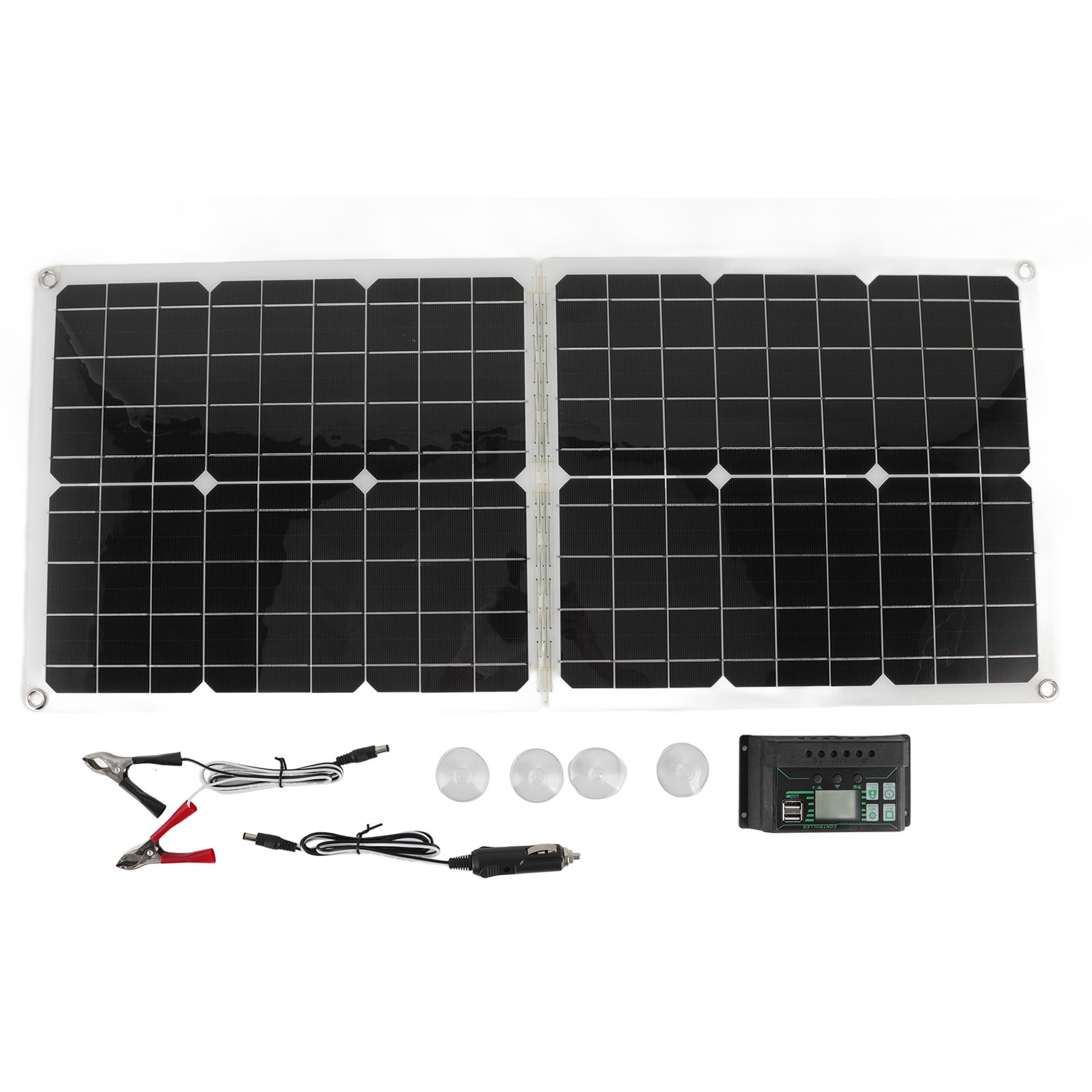 50w 2a Faltbare Polysilizium-solarzellen, Tragbar, Für Camping Und Reisen, Mit Hohem Wirkungsgrad.