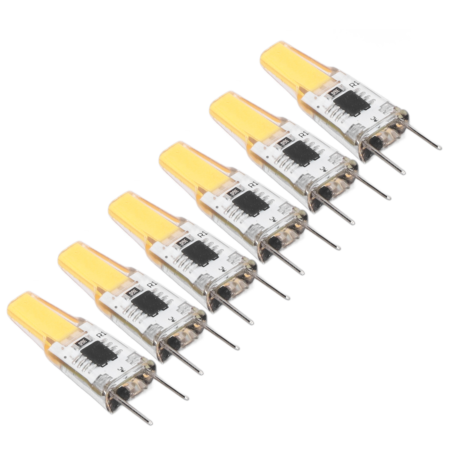 6er-pack Dimmbare G8 3w Cob-led-lampen, 360°-beleuchtung, Energiesparend, 50.000 Stunden Lebensdauer, Für Decken- Und Wandleuchten, 100–130 V, Warmweiß
