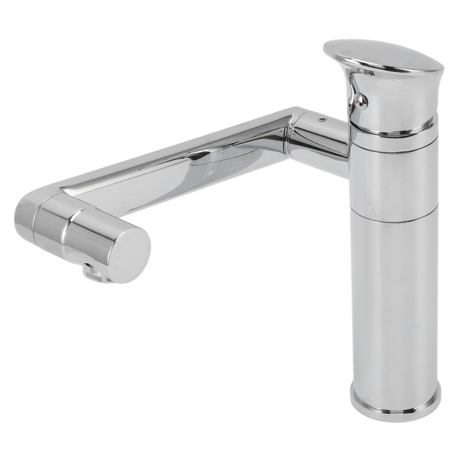 Universelle Waschtischarmatur Mit Flexiblem Schlauch, Einloch-metallarmatur Für Küche Und Bad, G1/2-gewinde