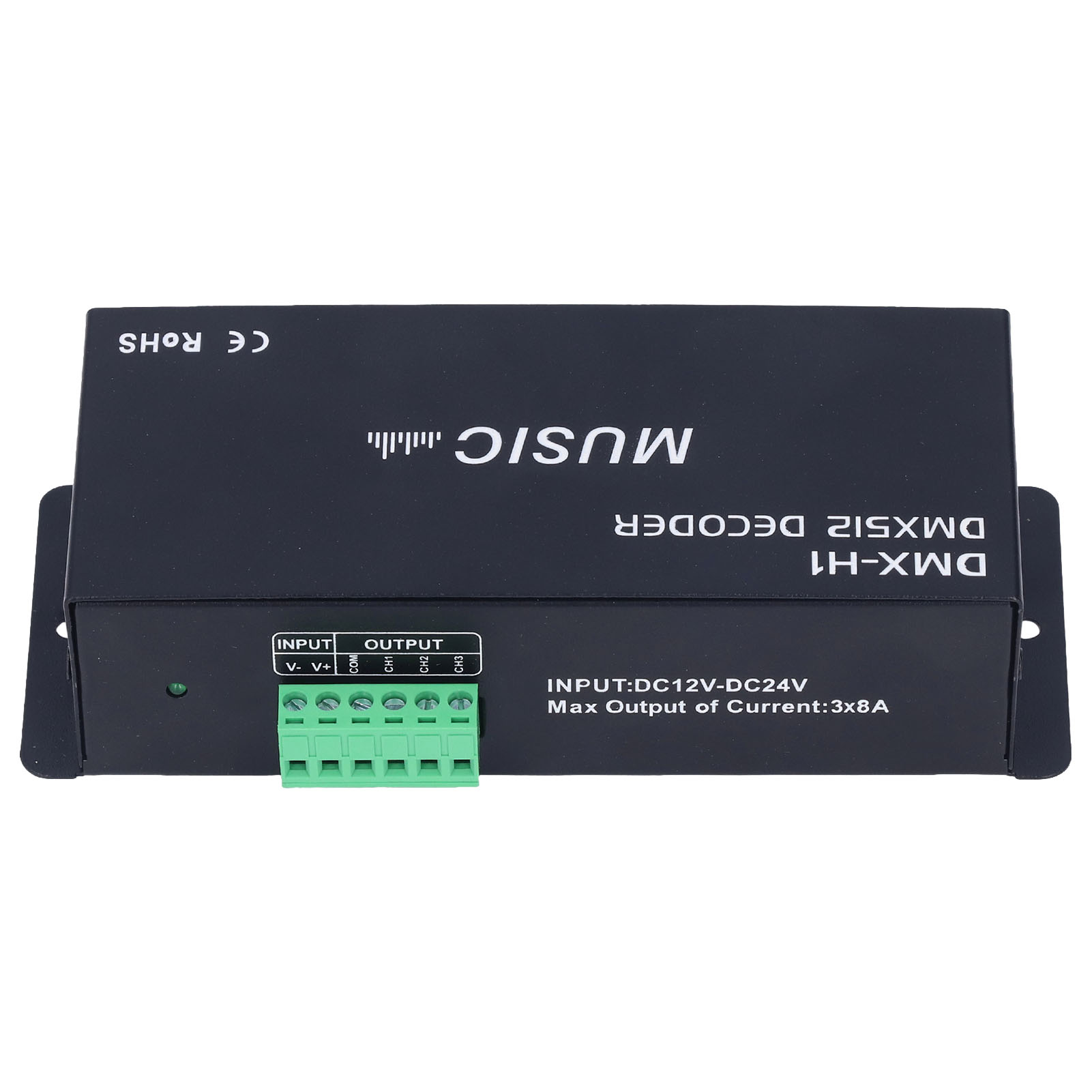 3-kanal-dmx-decoder, Einstellbarer Rgb-dimm-led-decoder-controller Für Bars, Hotels Und Alkoholfreie Getränke (bar8a)