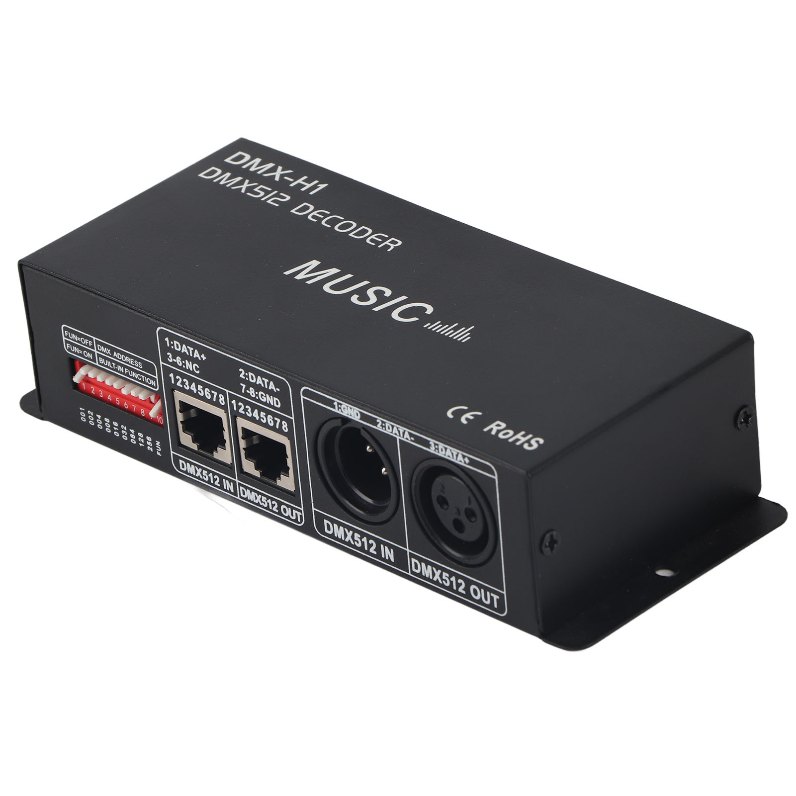 3-kanal-dmx-decoder, Einstellbarer Rgb-led-decoder-controller Für Bars, Hotels Und Mehr – Bar4a