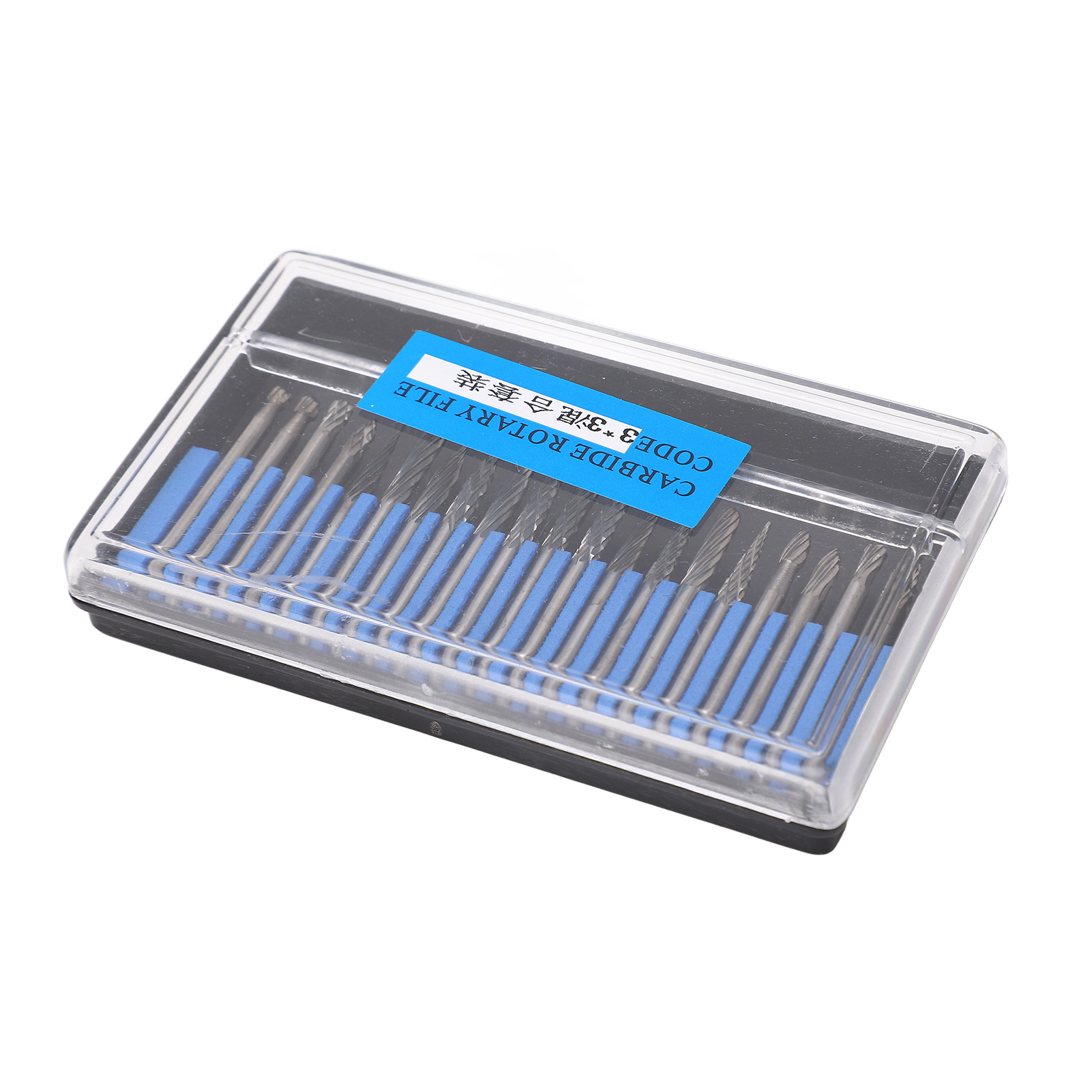 20-teiliges Rotationsfräser-set, 3 Mm Schaft, Wolframstahl, Für Holzbearbeitung, Schnitzen, Polieren Und Schleifen