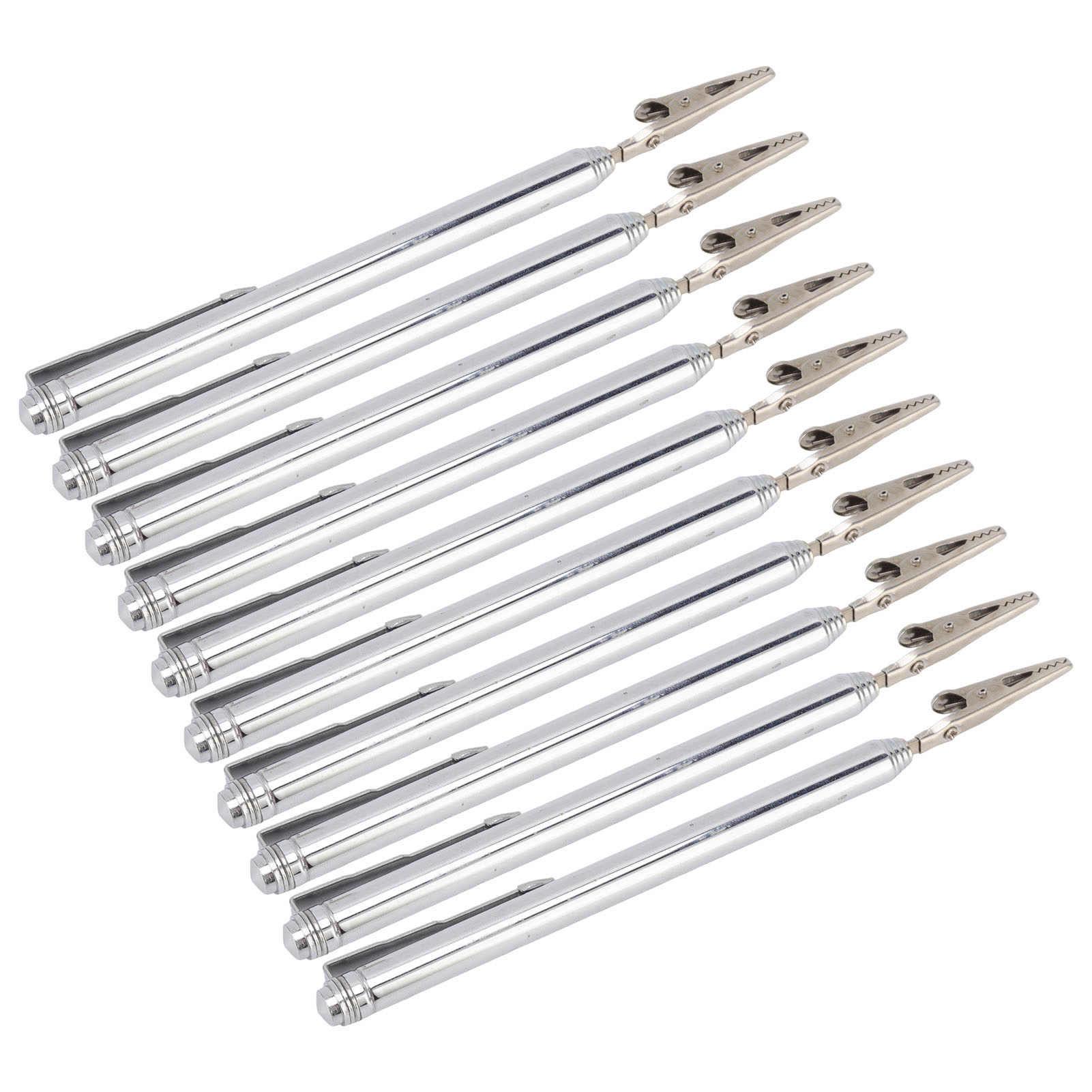 Packung Mit 10 Robusten Kakerlakenzangen Aus Edelstahl, Teleskopierbar, Für Vielseitige Anwendung, Ideal Für Auto- Und Haushaltsreparaturen.