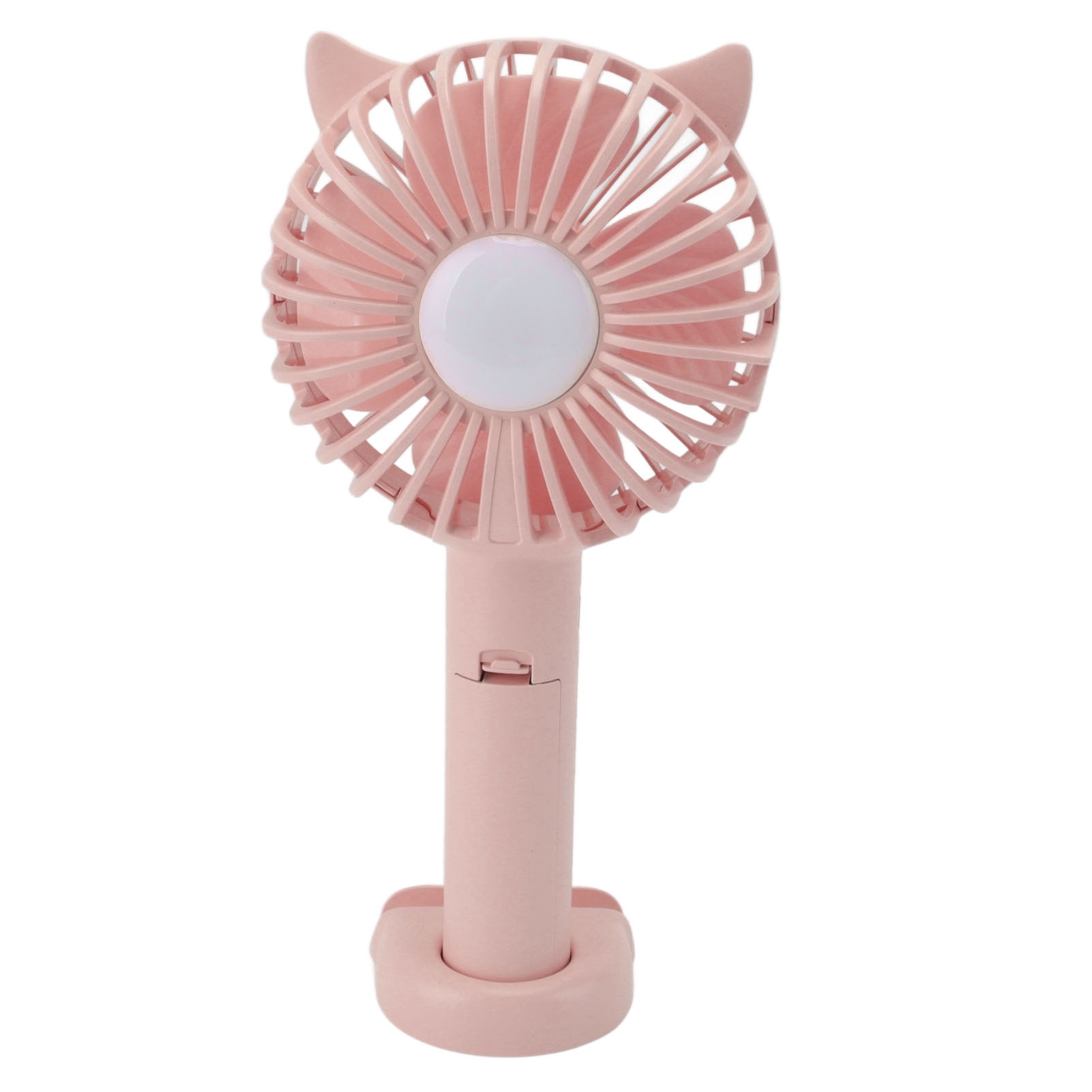 Tragbarer, Wiederaufladbarer Usb-ventilator, Pink, Mit 3 Geschwindigkeitsstufen, Aus Abs Und Pc, Ideal Für Reisen.
