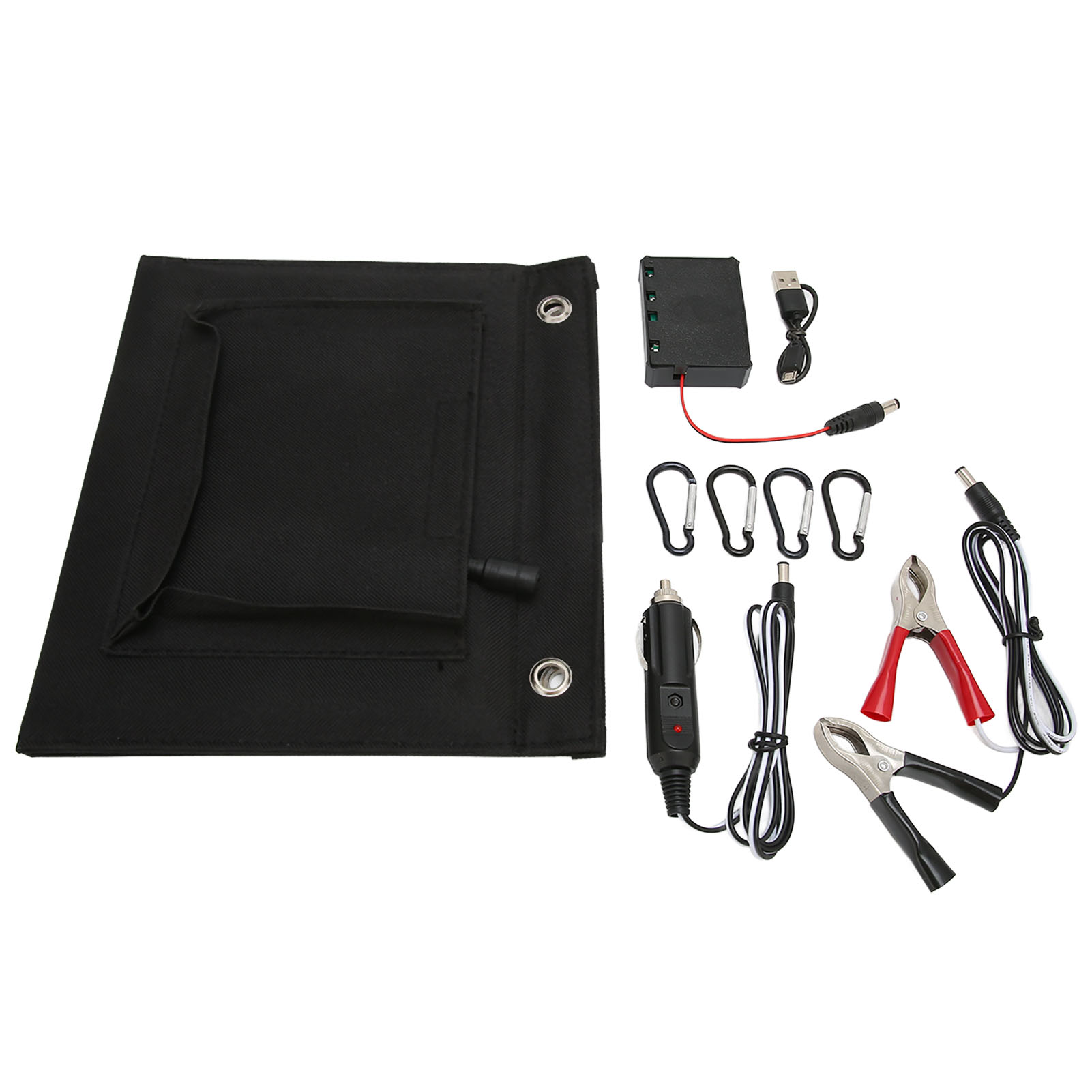 Tragbares, Wasserdichtes 25w 18v Solarladegerät Mit Faltbarem Solarpanel Für Elektrofahrzeuge, Mobiltelefone Und Usb-solarladegerät – Ideal Für Camping Und Wandern