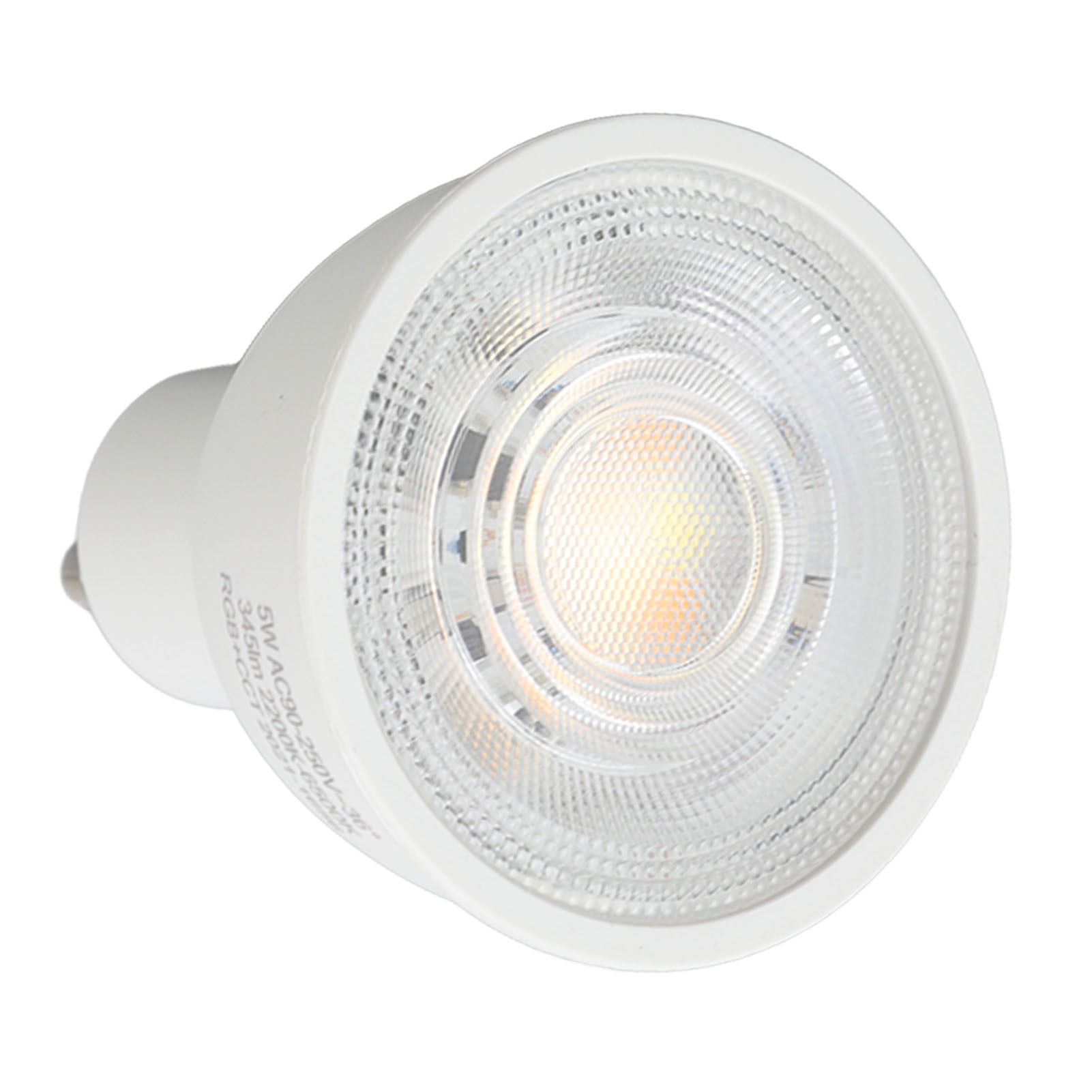 Tuya Abs Gu10 5w Rgbww Smart Dimmbare Led-lampe Mit Fernbedienung Für Schlafzimmer, 90-250v Ac