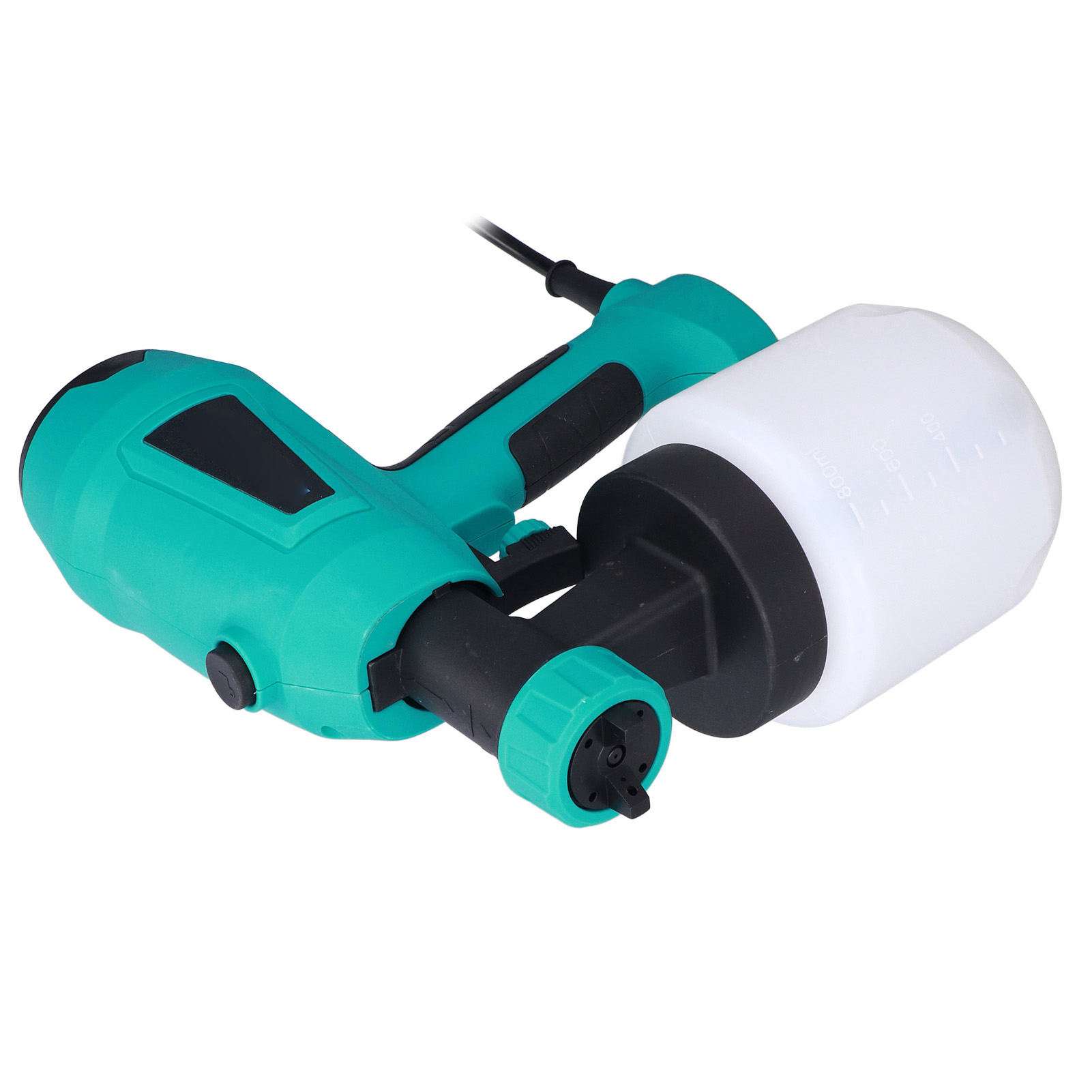 Elektrische Handfarbspritzpistole Mit Eu-stecker, 220–230 V, 550 W, Abnehmbarer Sauganschluss (850 Ml/min) Für Decken- Und Zaunmontage