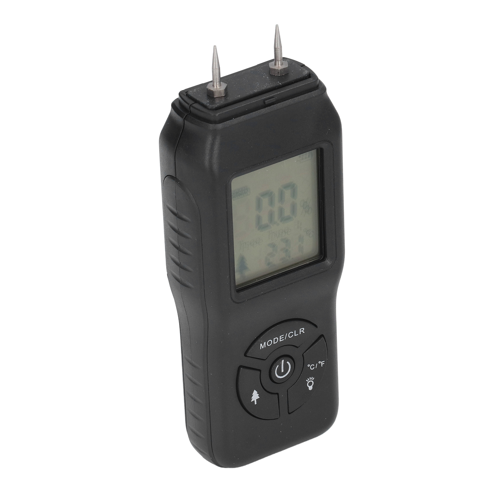 Holzfeuchtemessgerät Mit Großem Lcd-display, Einfacher Bedienung, Automatischer Temperaturregelung (atc), Vielseitig Einsetzbar, Stabil, Präzise Und Langlebig, Wasserleckageerkennung